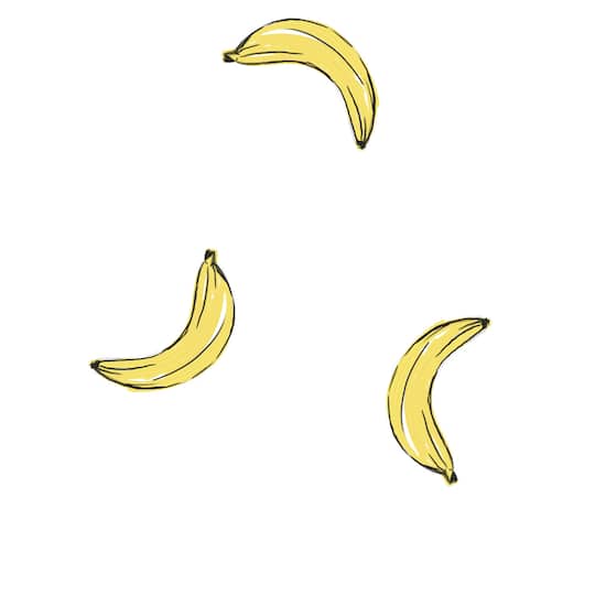 RoomMates Mr. Kate Banana Print Peel & Stick Wallpaper